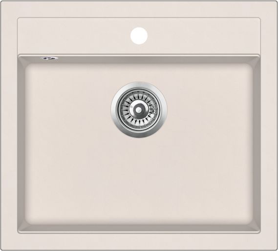 Zlewozmywak Aquasanita Aquasanita Quadro SQQ100-111W Krzemionka