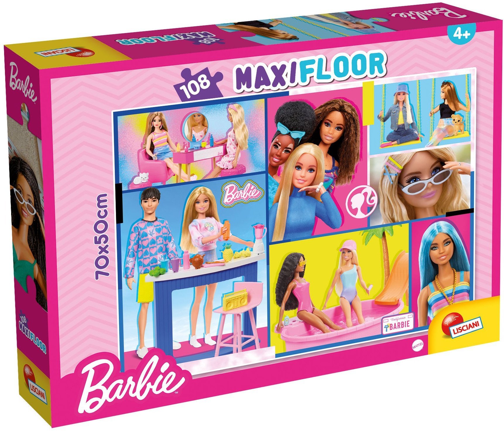 LISCIANI PUZZLE BARBIE MAXIFLOOR 108 EL.