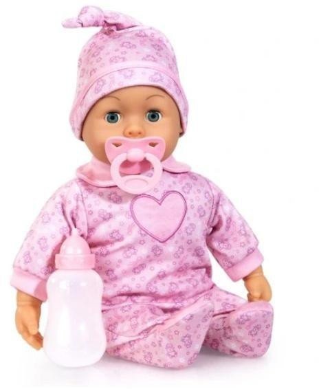 Bobas pierwsze słowa różowy 38cm