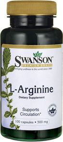 Swanson Swanson L-Arginine 500mg 100kapsułek