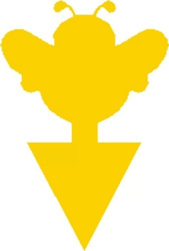 SH Design LEP NA MUSZKI, OWADY, MSZYCE PSZCZOŁA ZESTAW 12 SZTUK