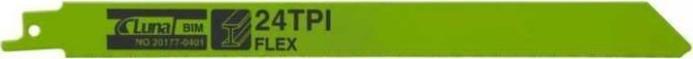 Luna Brzeszczot szablasty, bimetal, elastyczny, do metalu 230x19x0,9 24T(5)