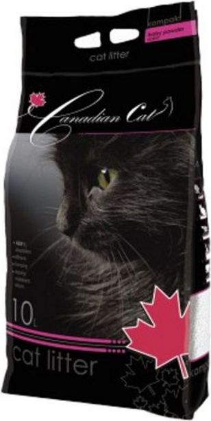 Żwirek dla kota Super Benek Canadian Cat Puder dziecięcy 10 l