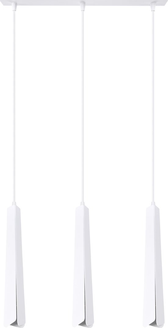 Lampa wisząca Sollux Lighting SOLLUX Lampa wisząca PRYSM 3L biała 3 x G9 SL.1399