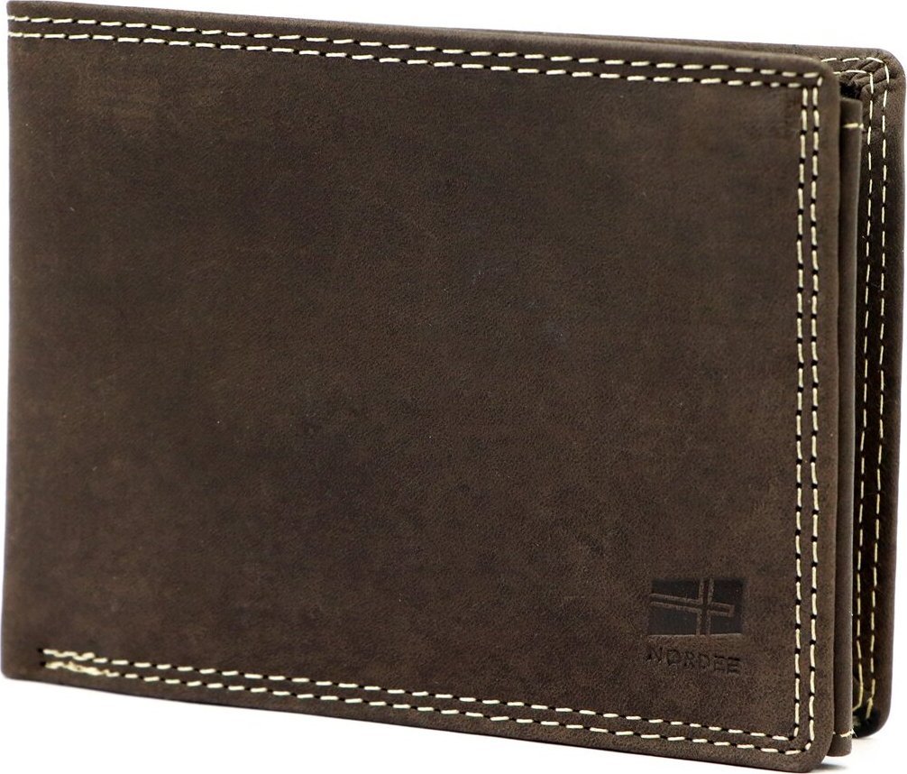 Nordee Skórzany męski portfel Nordee BJORN N992 NoSize