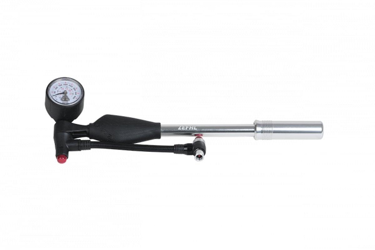 ZEFAL Z SHOCK PUMP rankinė dvir. pompa, sidabrinė/juoda