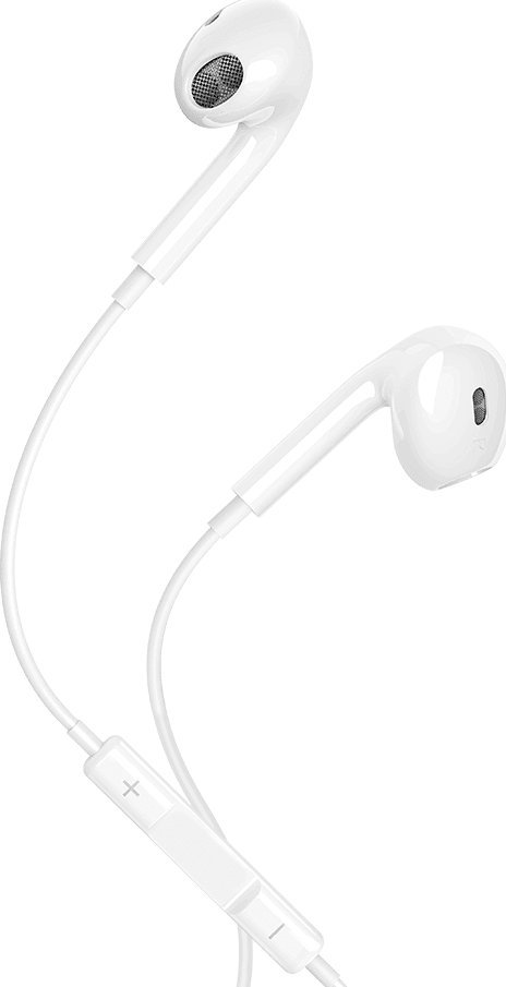 Słuchawki MaxLife Maxlife Słuchawki Przewodowe Mxep-04 Douszne Usb-C Białe