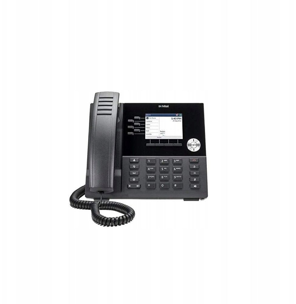 Mitel MiVoice 6920, IP Phone, Black, Wired handset, LCD, 8.89 cm (3.5"), 320 x 240 pixels