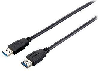 Kabel USB Equip USB-A - USB-A 2 m Czarny (128398)