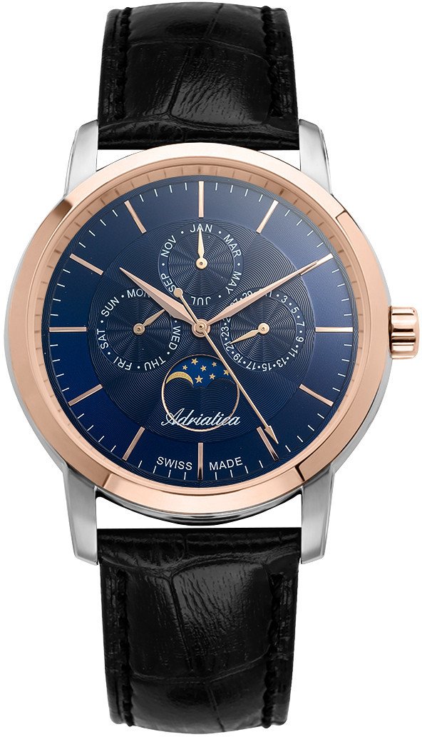 Zegarek męski Adriatica A8134.R215QF czarny