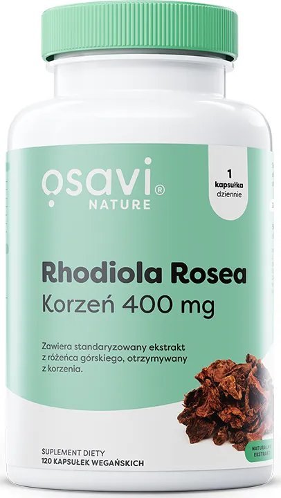 Osavi Osavi - Rhodiola Rosea Korzeń, 400mg, 120 vkaps