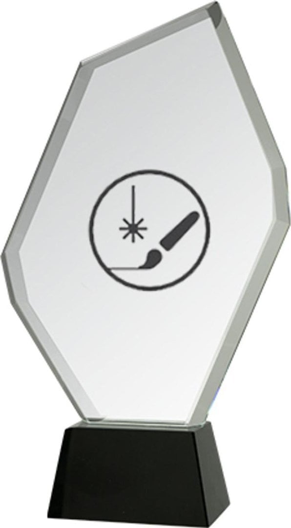 Victoria Sport Trofeum szklane grawerowane z etui + wypełnienie farbą