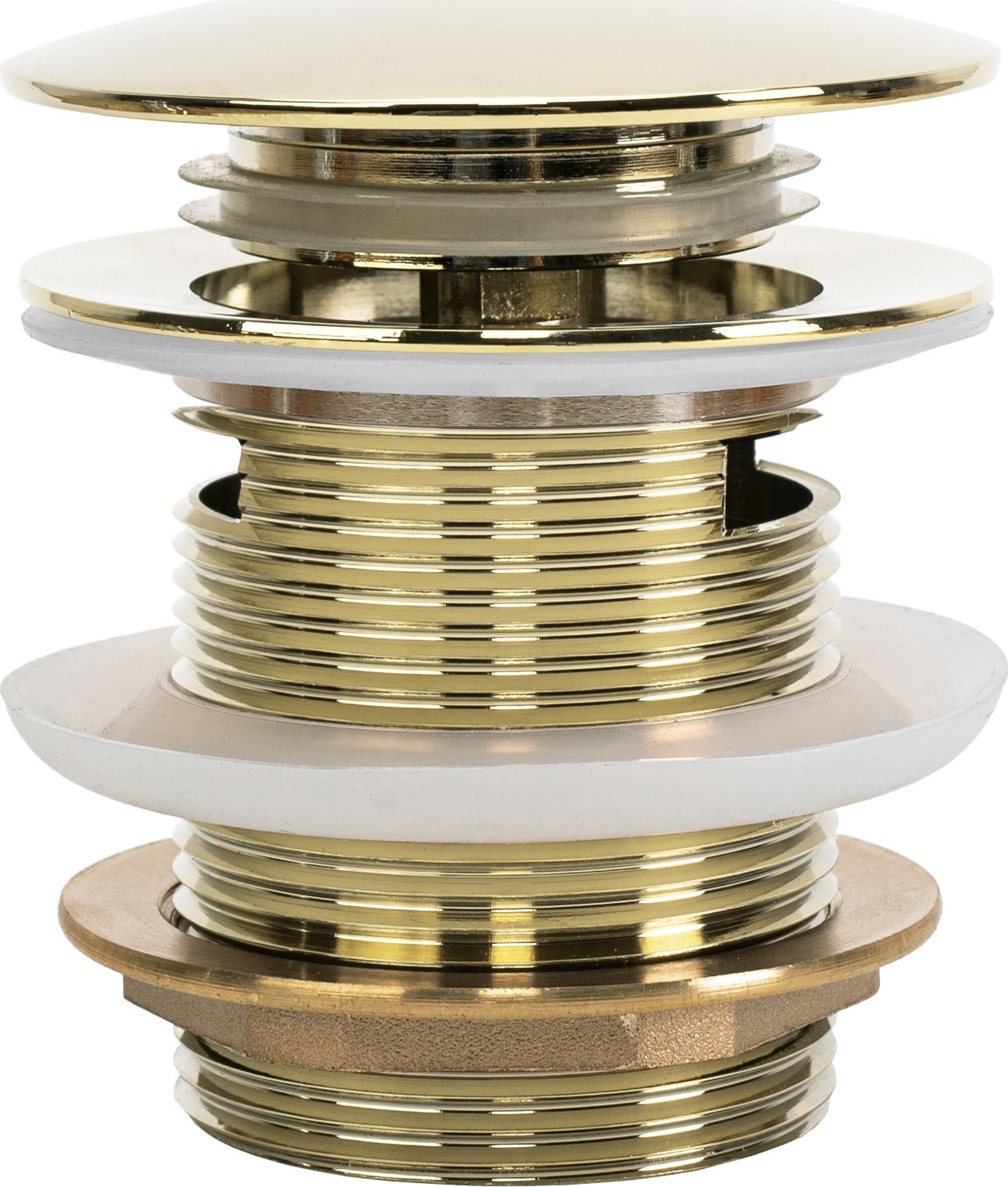 Rea Korek wannowy uniwersalny Klik-Klak Rea Złoty 6cm