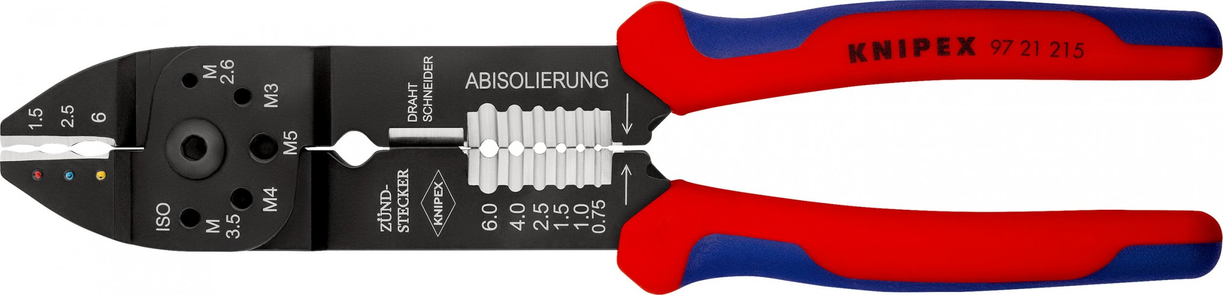 Knipex Szczypce do zagniatania końcówek izolowanych 230mm (9721215)