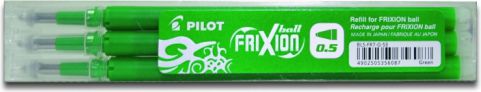 Pilot WKLAD DO WYMAZYWALNEGO PIORA FRIXION JASNOZIELONY OPAKOWANIE 3 SZT - BLS FR7 SG