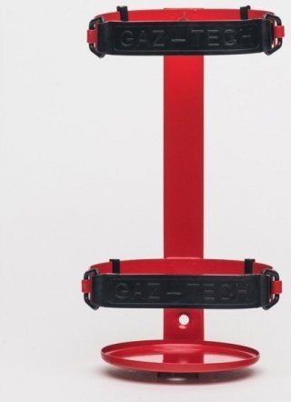 UN WIESZAK ZACZEPOWY DO GAŚNIC GP 6, 2 OPASKI (1 SZT)