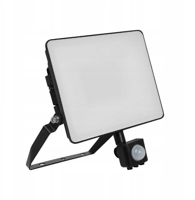 Naświetlacz V-TAC Projektor LED z czujnikiem ruchu FLUXI MC 50W 6000lm 6500K IP65 Czarny