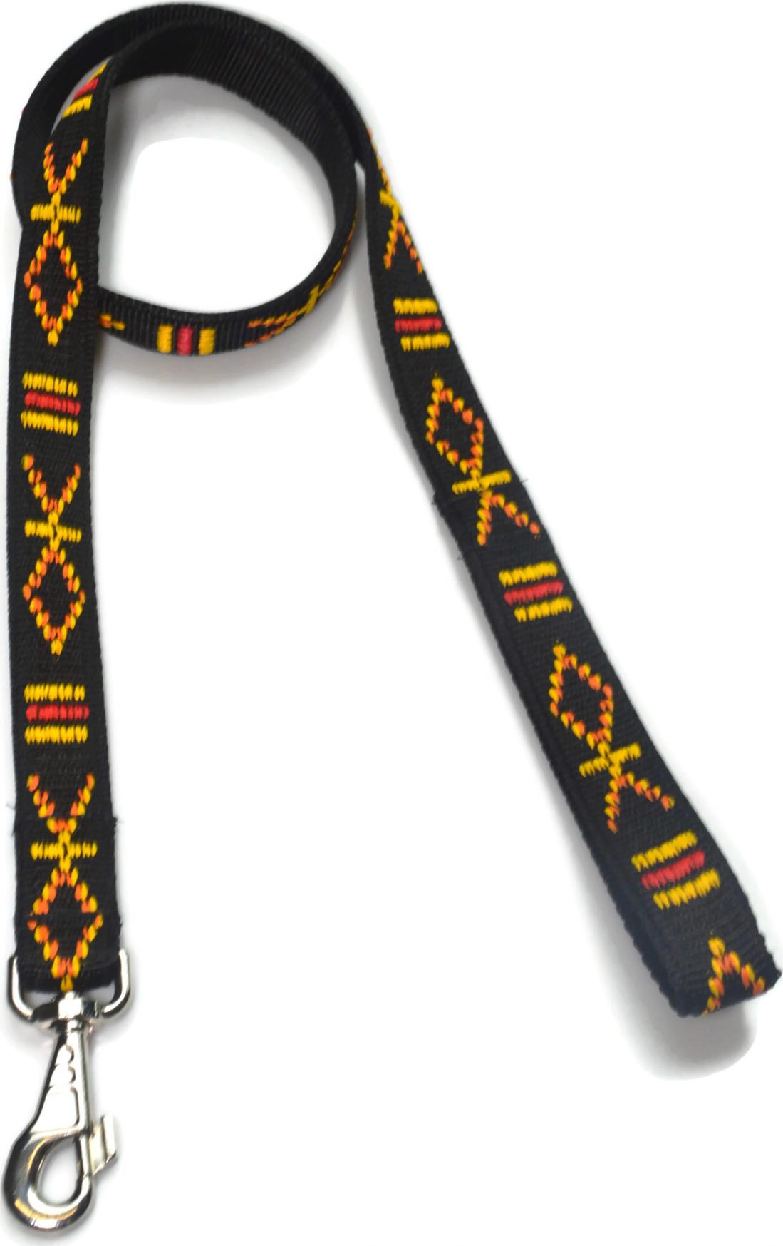 Alizoo Podwójna smycz dla psa indiańska 30mm/130cm - ALIZOO