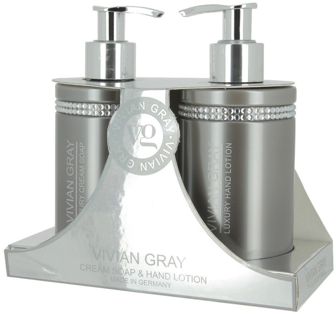 Vivian Gray Zestaw Kosmetyków Grey Crystals Mydło + Krem Do Rąk 250ml