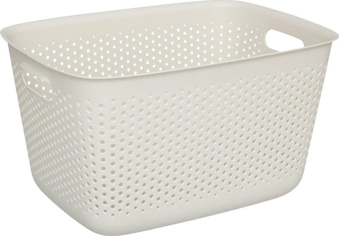 5five Pojemnik ażurowy SIENNE, plastik, z uchwytami, 17 l