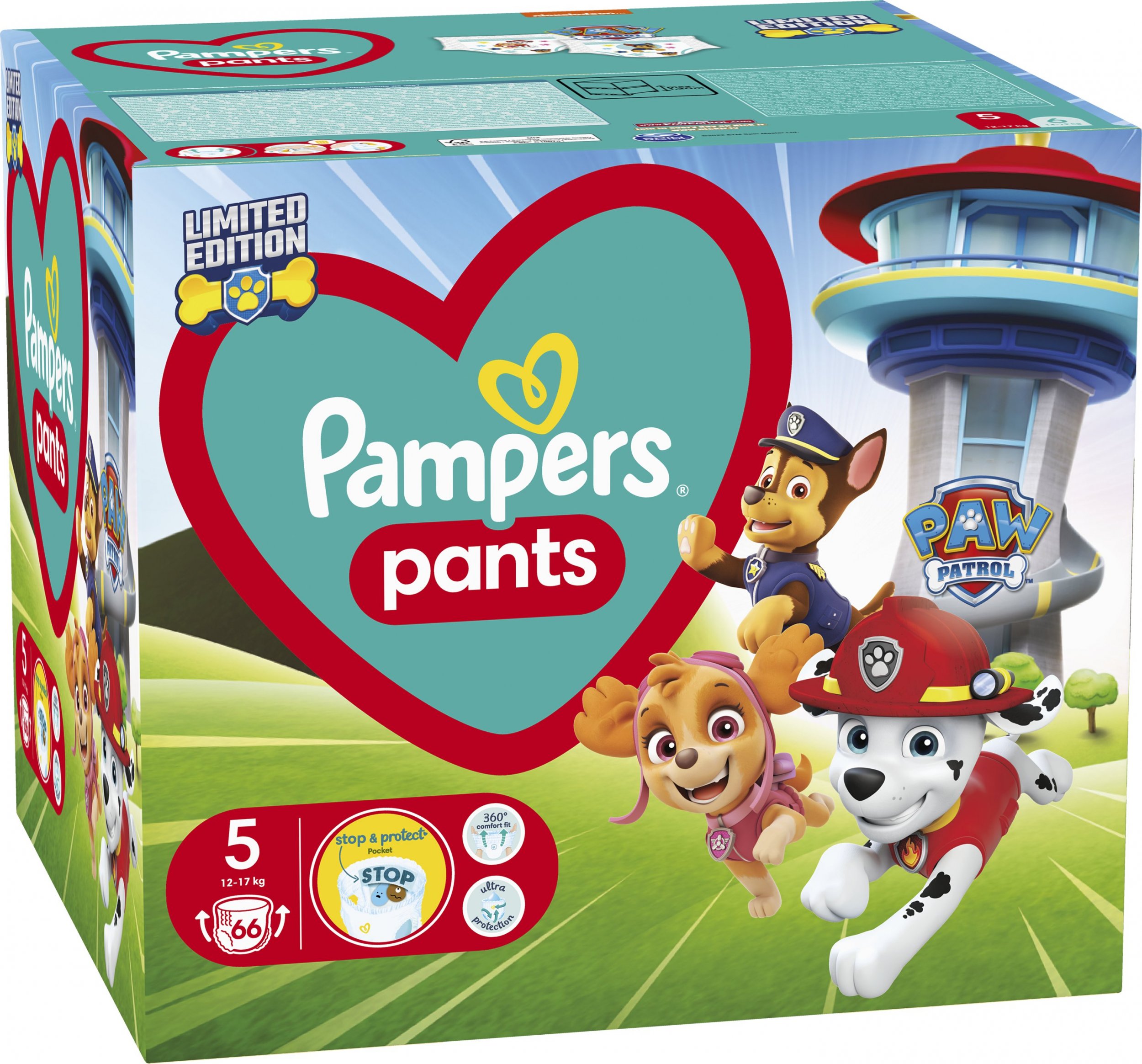 Pampers Pieluchy Baby-Dry 5, 12-17 kg, 66 szt.