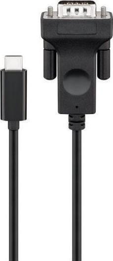 Kabel USB MicroConnect USB-C - D-Sub (VGA) 1.8 m Czarny (USB3.1CVGA1.8)