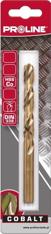 Wiertło Pro-Line WIERTŁO DO MET HSS-CO DIN338 SZLIF.5.0MM SZT.2 BLIST PROLINE