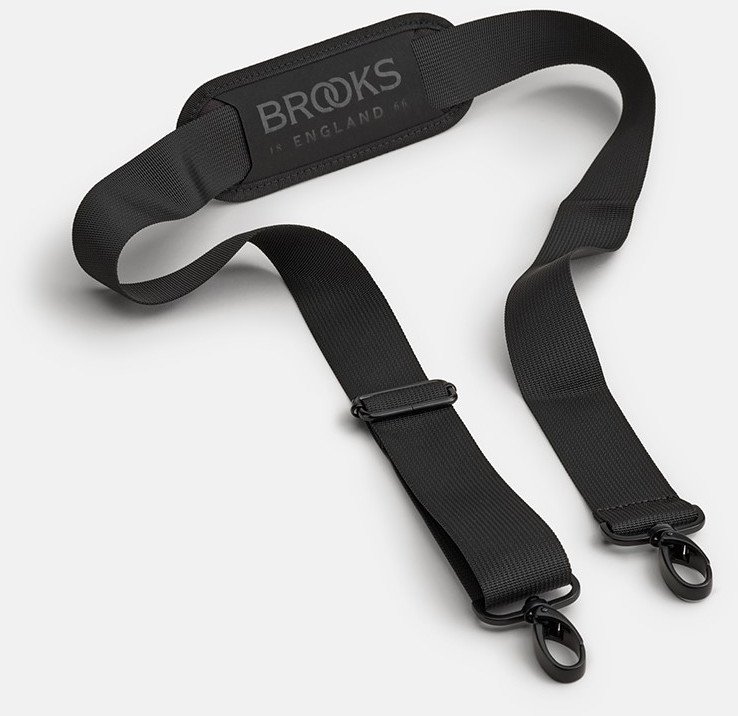 Pasek na ramię BROOKS SHOULDER STRAP, Black, Do użytku z torbami Scape (NEW)
