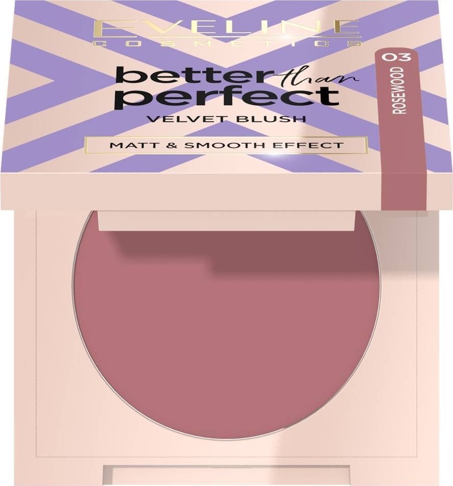 Eveline Eveline Better Than Perfect Velvet Blush 03 Rosewood 2.3g