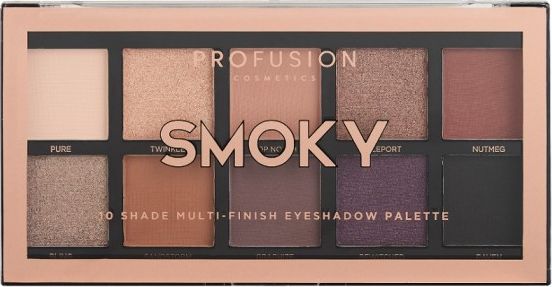 ProFusion Profusion Smoky Eyeshadow Palette paleta 10 cieni do powiek
