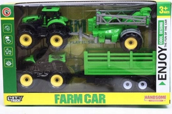 Blocki Traktor i quad z przyczepą 2rodz 9872-20 12097