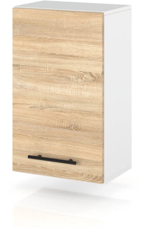 szafka kuchenna wisząca modułowa z uchwytami drewniana 40cm spremium wotan