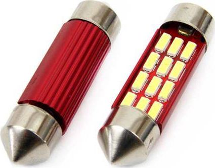 AMiO LED CANBUS 12SMD 4014 Festoon 36mm White 12V/24V