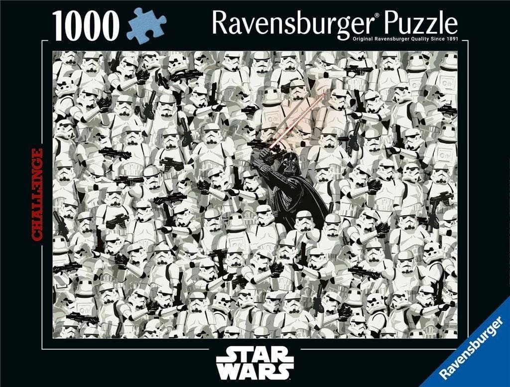 Ravensburger Puzzle Challenge. Gwiezdne Wojny 1000 elementów