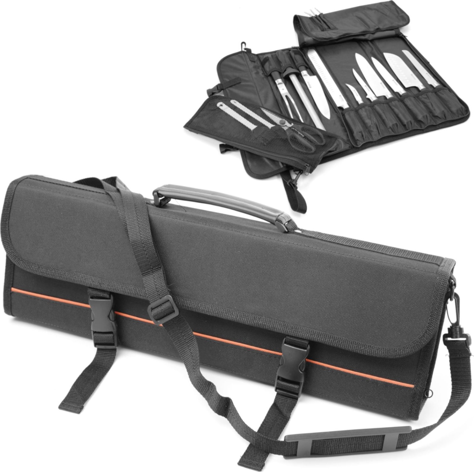 Hendi Torba szefa kuchni na 10 noży do 450 mm 510 x 50 x 170 mm - Hendi 856277 Torba szefa kuchni na 10 noży do 450 mm 510 x 50 x 170 mm - Hendi 85627