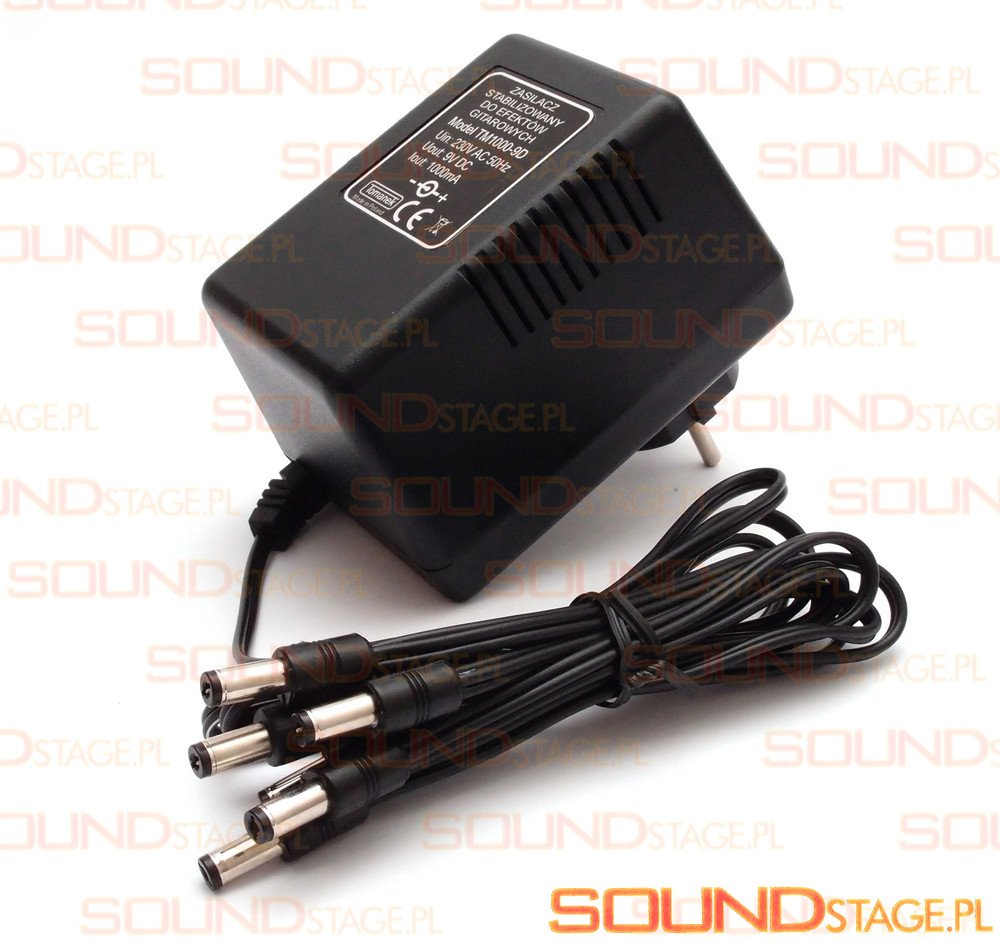 Tomanek zasilacz wtyczkowy TM1000-9D 9V DC 1000mA