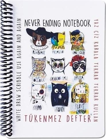 Strigo Blok pionowy Malarze Koty Funny Mat