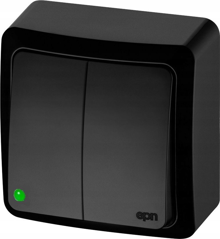 ELEKTROPLAST ŁĄCZNIK ŚWIECZNIKOWY PODWÓJNY BERG/3711-09/EPN 250 V 10 A Elektro-Plast