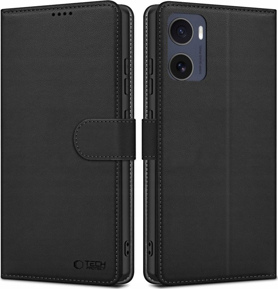 TECH-PROTECT WALLET MOTOROLA MOTO G05 / E15 MATTE BLACK