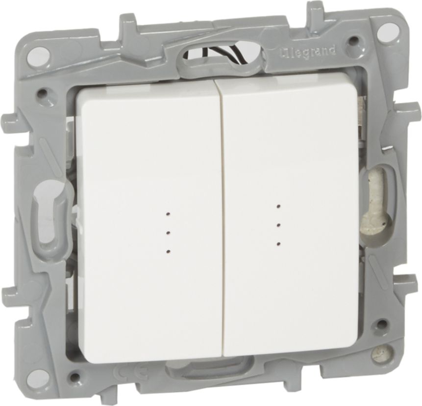 Legrand Łącznik wielofunkcyjny wskaźnik 10AX biały Niloe - 664714