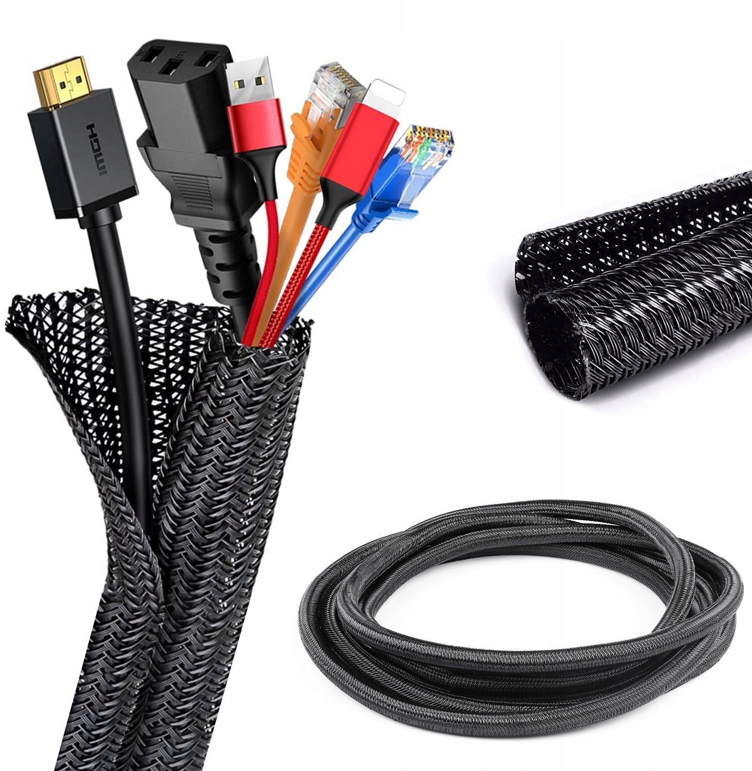 Organizer Interlook Organizer kabli 9-14mm Oplot osłonowy 3m