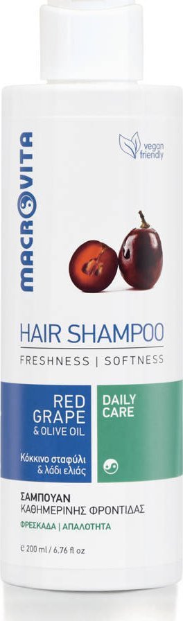 Macrovita MACROVITA szampon do częstego stosowania z czerwonymi winogronami i bio-oliwą 200ml