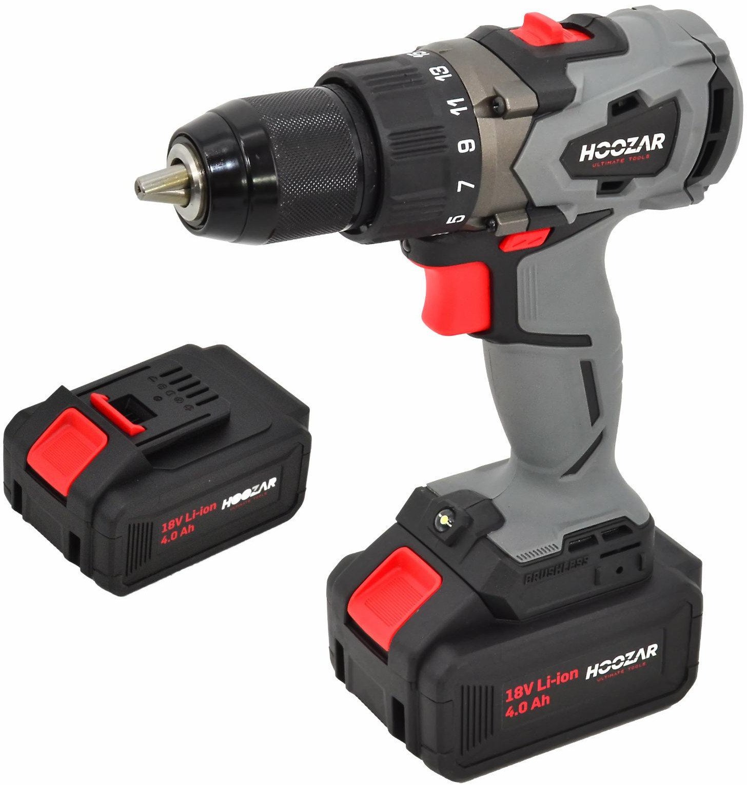 HOOZAR WKRĘTARKA 18V 2x4.0Ah 60Nm CD60BL-M2