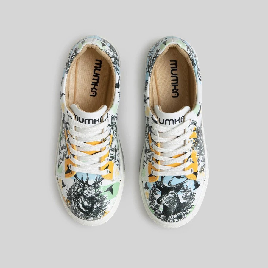 Mumka Shoes Sneakersy wegańskie z Jeleniami Mumka-41