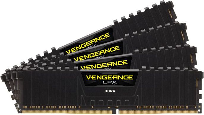 Pamięć Corsair Vengeance LPX, DDR4, 64 GB, 2400MHz, CL14 (CMK64G4XM4A2400C14)