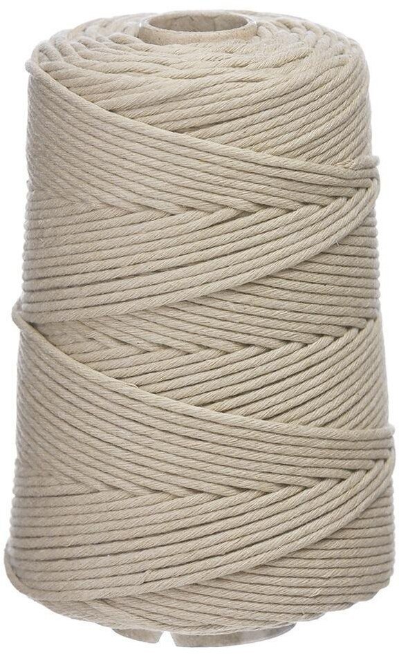 Sznurek bawełniany 3mm 100m piaskowy