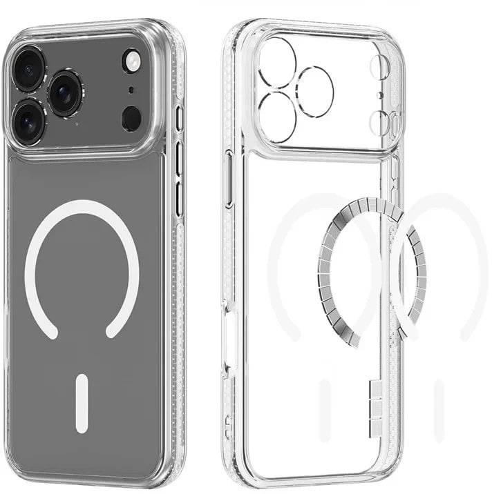 Etui Dux Ducis Clin Mag na iPhone 17 Pro kompatybilne z MagSafe - przezroczyste