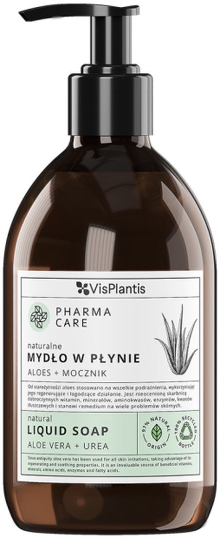 Vis Plantis Pharma Care Naturalne mydło w płynie Aloes + Mocznik 500ml