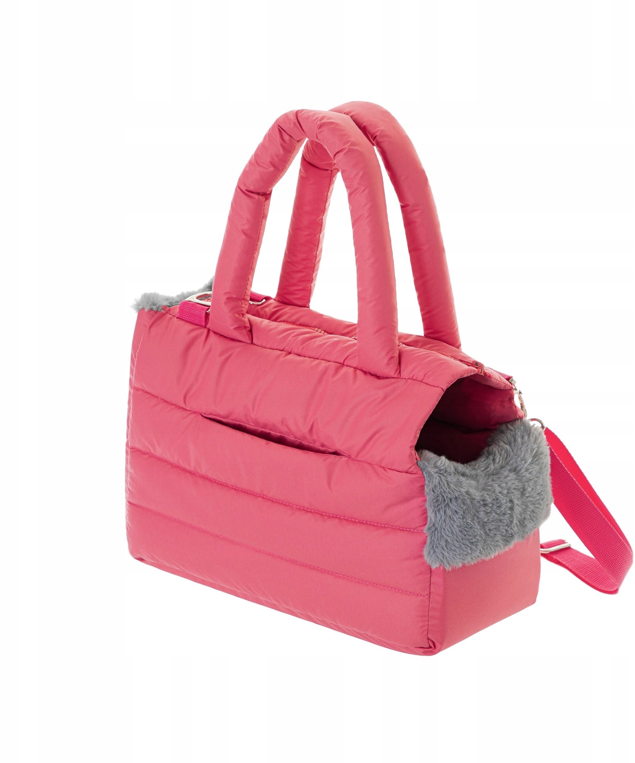 DoggyDolly R1 TORBA FLUFFY RIDE malinowy