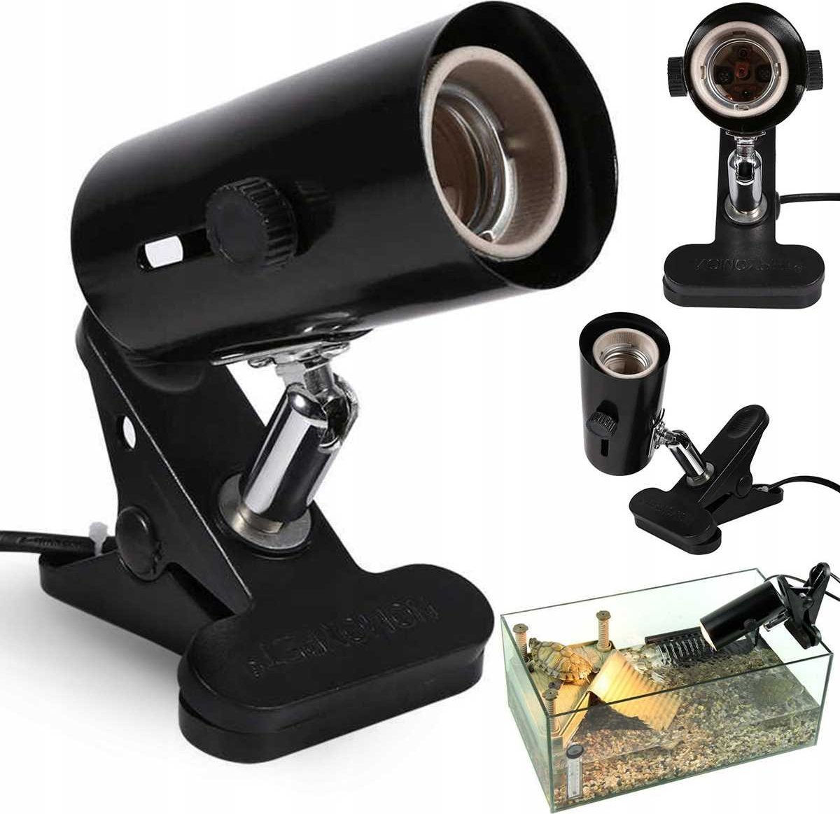 Heckermann Uchwyt Do Żarówek Metalowy Heckermann Bm-Jd-10Cm Czarny